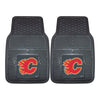 NHL - Calgary Flames Heavy Duty Car Mat Set - 2 Pieces