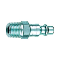 Tru-Flate Steel Industrial/Milton Plug 1/4 in. Male 1 pc