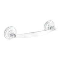 iDesign Power Lock Clear Towel Bar 9-1/2 in. L Plastic