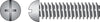 Hillman No. 8-32 X 1/2 in. L Combination Round Head Zinc-Plated Steel Machine Screws 100 pk