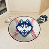 University of Connecticut Baseball Rug - 27in. Diameter