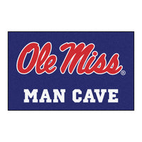 University of Mississippi (Ole Miss) Man Cave Rug - 5ft. x 8 ft.