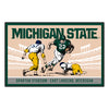 Michigan State University Ticket Stub Rug - 19in. X 30in.