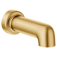 Brushed gold nondiverter spouts