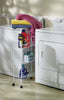 Household Essentials Slimline 30 in. H X 19.5 in. W X 7 in. D Metal 3-Shelf 3 Shelf Laundry Rack