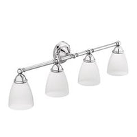 CHROME FOUR GLOBE BATH LIGHT