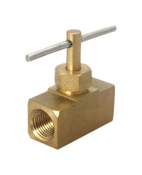 JMF Company 1/4 in. 1/4 in. Brass Needle Valve