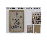 Celebrations Light-Up Merry Christmas Sign Christmas Decoration (Pack of 6)