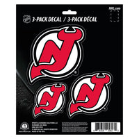 NHL - New Jersey Devils 3 Piece Decal Sticker Set