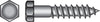 Hillman 3/8 in. X 2 in. L Hex Hot Dipped Galvanized Steel Lag Screw 100 pk