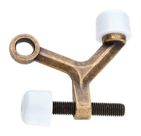 National Hardware Zinc Antique Brass Gold Hinge Pin Door Stop Mounts to door