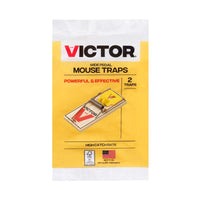 Victor Small Snap Animal Trap For Mice 2 pk