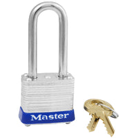 Master Lock 1-1/16 in. H X 1-1/8 in. W Laminated Steel 4-Pin Cylinder Padlock