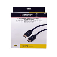 Monster Just Hook It Up 49.5 ft. L High Speed Cable with Ethernet HDMI