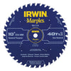 Irwin Marples 10 in. D X 5/8 in. Woodworking Carbide Circular Saw Blade 40 teeth 1 pk