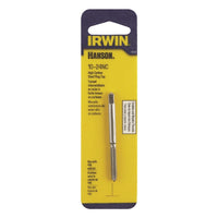 Irwin Hanson High Carbon Steel SAE Plug Tap 10-24 1 pc