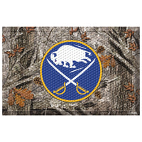 NHL - Buffalo Sabres Camo Rubber Scraper Door Mat