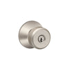 Schlage Bowery Satin Nickel Entry Knobs 1-3/8 in.