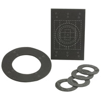 Bell Rectangle Polycarbonate 1 gang Gasket Kit Black