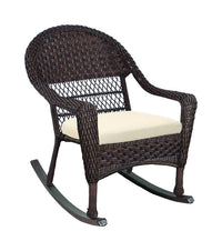 Living Accents  1 pc. Brown  Steel Frame Rocking  Rocking Chair