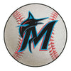 MLB - Miami Marlins Baseball Rug - 27in. Diameter