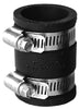 Fernco 3/4 in. Hub each X 3/4 in. D Hub Plastic Flexible Coupling