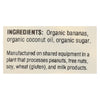 Woodstock Organic Sweetened Banana Chips - Case of 8 - 6 OZ