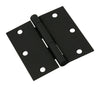 National Hardware 3-1/2 in. L Black Door Hinge 1 pk