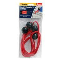 CargoLoc Red Bungee Cord Set 10 in. L 4 pk