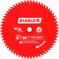 Diablo 8-1/4 in. D X 5/8 in. TiCo Hi-Density Carbide Circular Saw Blade 60 teeth 1 pk