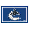 NHL - Vancouver Canucks 4ft. x 6ft. Plush Area Rug