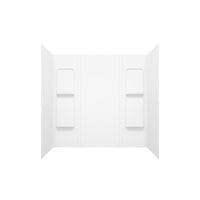 MAAX Elan 59 in. H X 31-3/4 in. W X 60-1/2 in. L White Bathtub Wall Surround