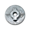 Chicago Die Cast 3 1/2 in. D Zinc Single V Grooved Pulley