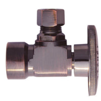 Keeney 1/2 in. FIP in. X 3/8 in. Brass Shut-Off Valve