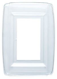 Westinghouse Clear Plastic Rectangle Wall Plate 1 gang