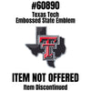 Texas Tech University Team State Aluminum Emblem