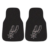 NBA - San Antonio Spurs Carpet Car Mat Set - 2 Pieces