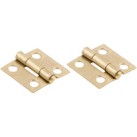 V518 1" Hinge NRP 2/pk - Polished Brass