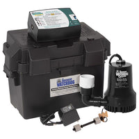 The Basement Watchdog 1/3 HP 2,600 gph Thermoplastic Dual Reed Switch Battery Backup Sump Pump