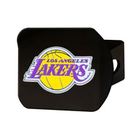 NBA - Los Angeles Lakers Black Metal Hitch Cover - 3D Color Emblem