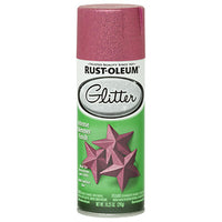 Rustoleum 276287 10.25 Oz Pink Glitter Specialty Spray Paint (Pack of 6)