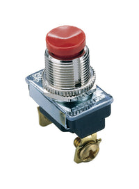 Gardner Bender 3 amps Momentary Switch Red/Silver 1 pk