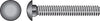 Hillman 1/4 in. X 3 in. L Stainless Steel Carriage Bolt 25 pk