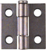 National Hardware 1 in. L Zinc-Plated Narrow Hinge 2 pk