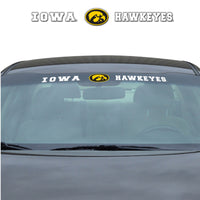 University of Iowa Sun Stripe Windshield Decal 3.25 in. x 34 in.