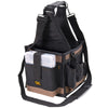 CLC 8 in. W X 16 in. H Polyester Tool Carrier 25 pocket Black/Tan 1 pc