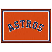 MLB - Houston Astros Script 5ft. x 8 ft. Plush Area Rug