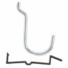 National Hardware Zinc Plated Steel 1 in. Single Hook (Pack of 6)