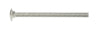 Hillman 1/4 in. X 3-1/2 in. L Stainless Steel Carriage Bolt 25 pk