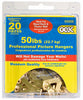 Hillman OOK Brass-Plated Blue Hanger Picture Hanging Kit 50 lb  (Pack of 6)